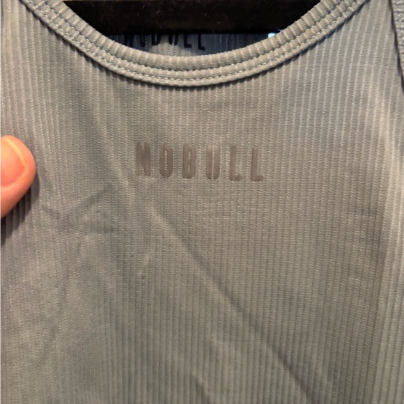 NOBULL Sky Blue Ribbed Tank - Picture 2 of 4
